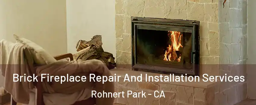  Brick Fireplace Repair And Installation Services Rohnert Park - CA