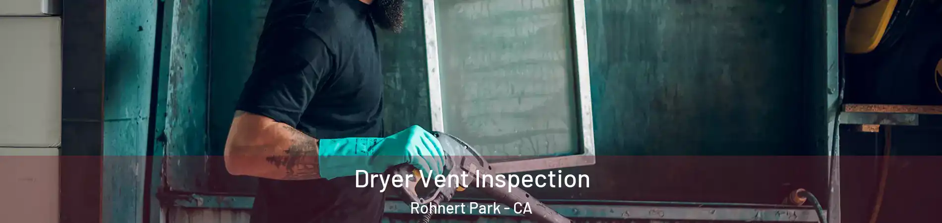  Dryer Vent Inspection Rohnert Park - CA