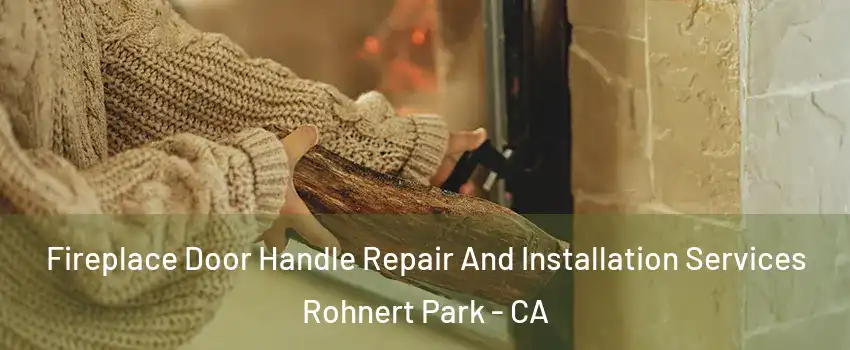  Fireplace Door Handle Repair And Installation Services Rohnert Park - CA