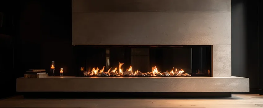 Gas Fireplace Ember Bed Design Services in Rohnert Park, California