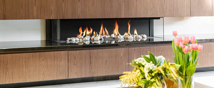 Double-height Fireplace Design Refurbishment in Rohnert Park, California